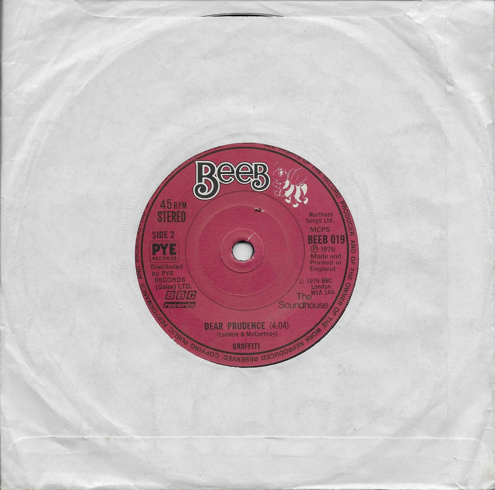 Back cover of BEEB 019